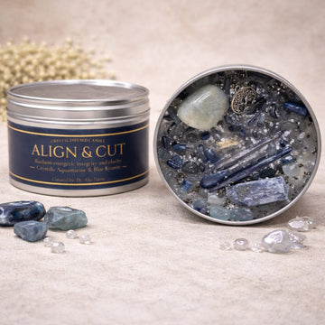 ALIGN & CUT Crystal Infused Candle