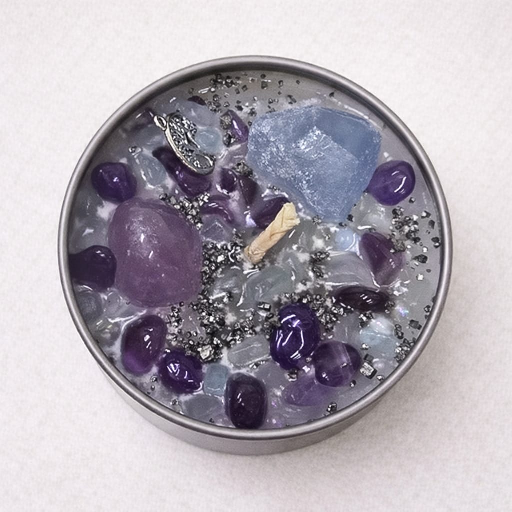 CALM & RESTORE Crystal Infused Candle