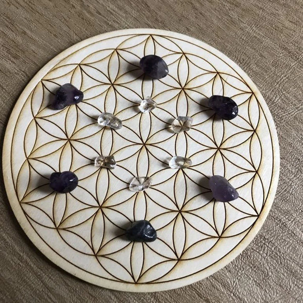 Flower of Life Crystal Grid