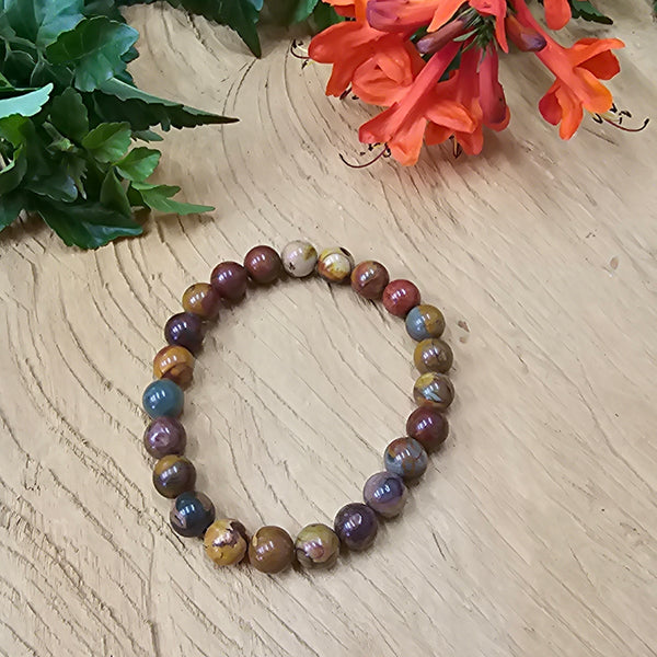 8mm Picasso Jasper Bracelet