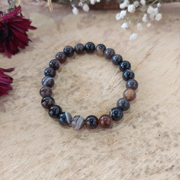 8mm Botswana Agate Bracelet