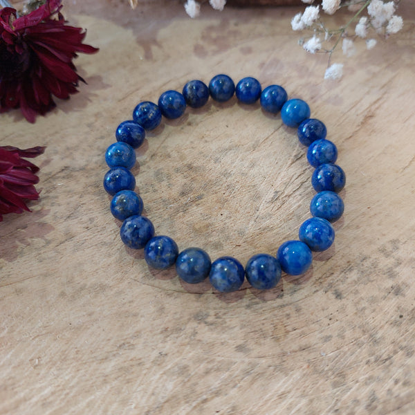 8MM Lapiz Lazuli Bracelet