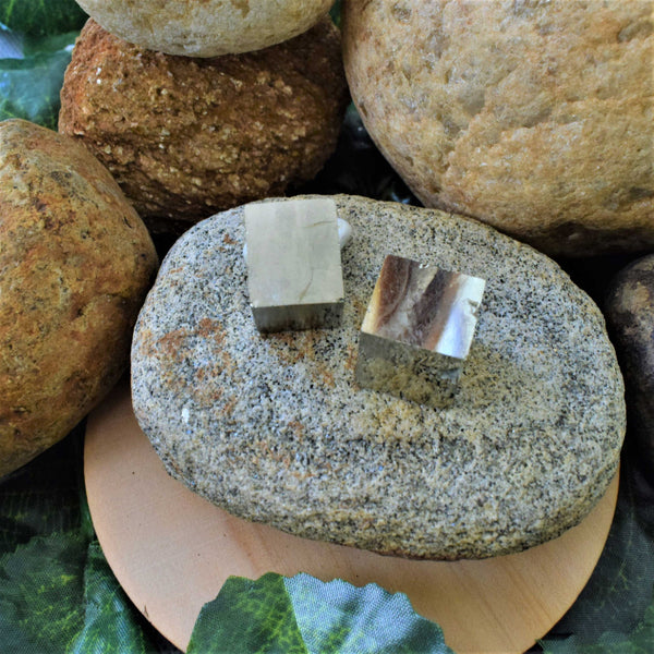 Golden Pyrite Cubes (Small)