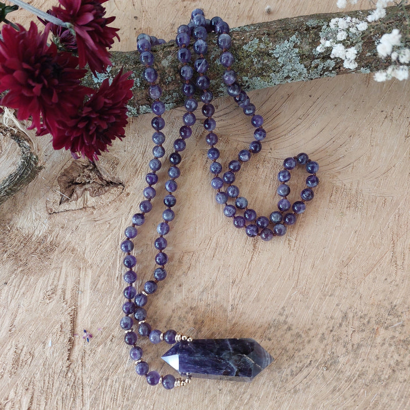 Amethyst Point Mala