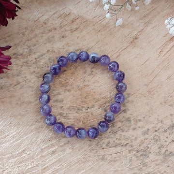 8mm Amethyst Bracelet