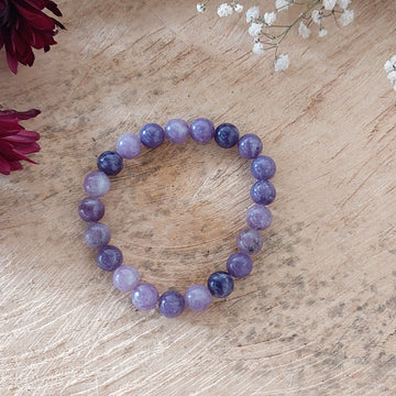 8MM Lepidolite Bracelet