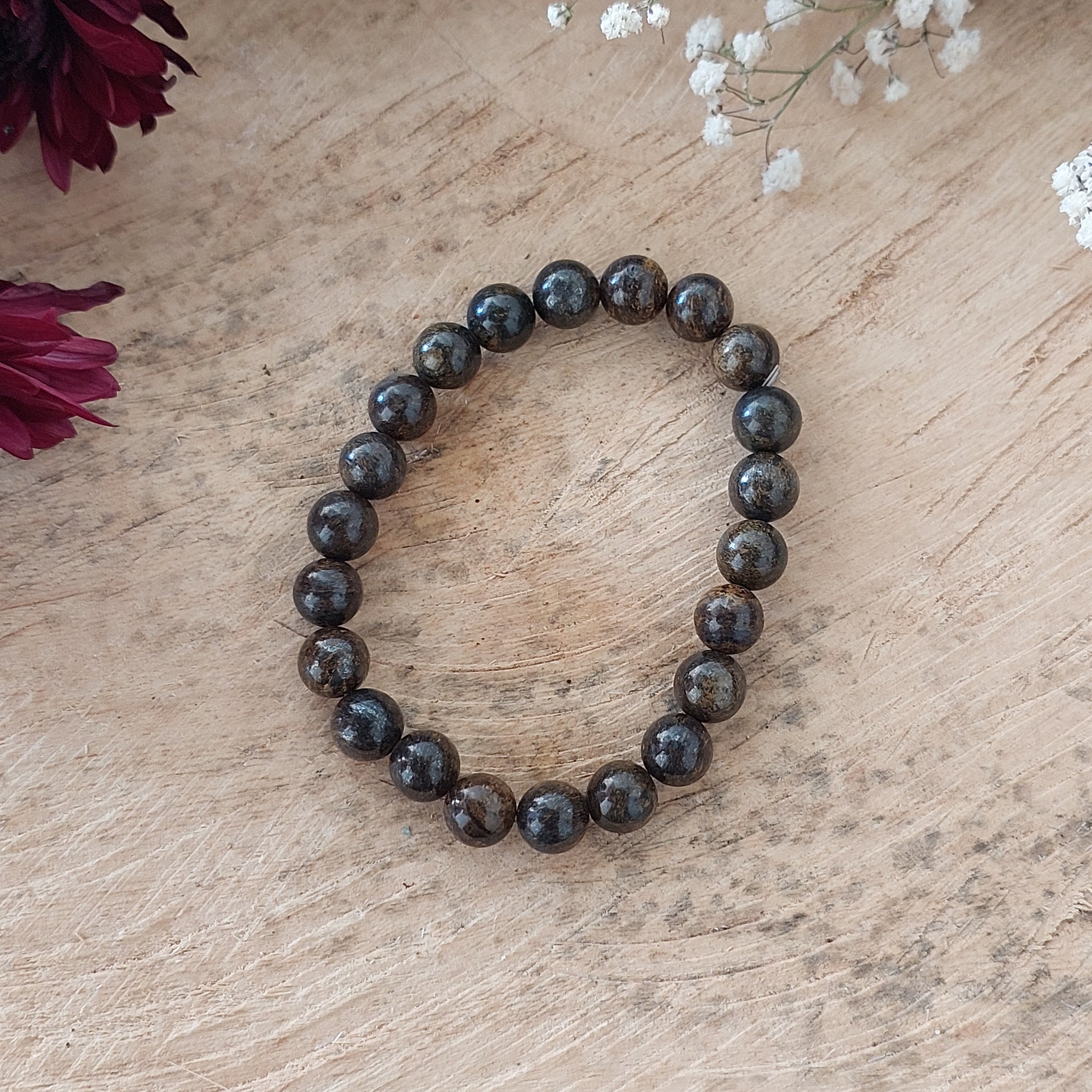 8mm Bronzite Bracelet